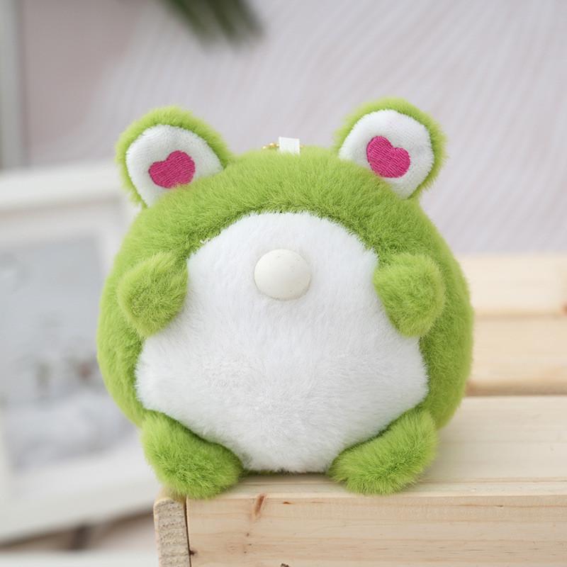 Adorable Keychain Cute Frog Bubble Blowing Accessory Girls Backpack Charm
