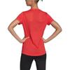 adidas Design 2 Move Logo Graphic Fashion Simple Round Neck Short Sleeve T-Shirt Women T-Shirts Fluorescent-Red FL9224