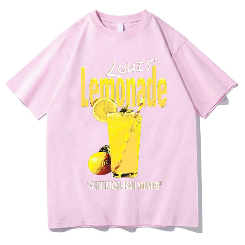Louis Tomlinson Lemonade 2025 T Shirts Unisex Unisex Harajuku High Quality Fashion Tshirts Retro Oversized 100 Cotton Tshirt Tops