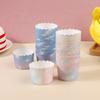 50Pcs Regenbogen Cupcake Liner Für Backen Gradienten Cupcake Wrapper Backen Tassen