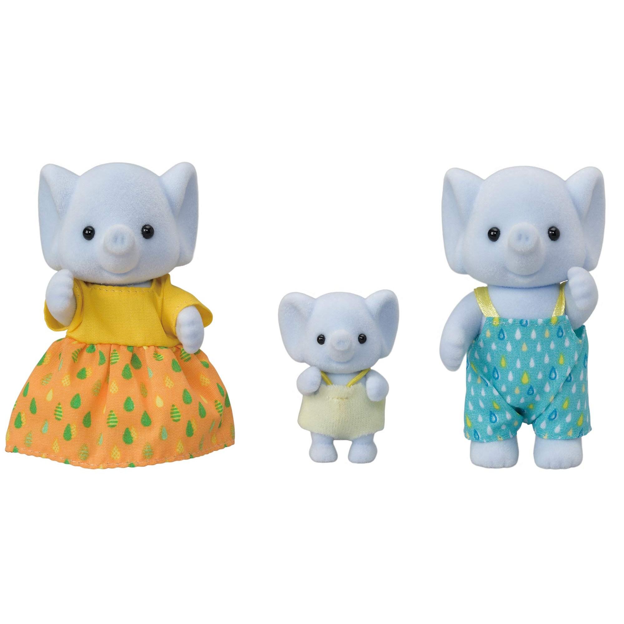 Sylvanian Families Doll [Elephant Family] FS-38 ST Mark Certification Ages 3+ Toy Dollhouse Sylvanian Families EPOCH