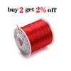 40Meters/roll Black White Stretch Elastic Cord For Bracelet Necklace Nylon Beading Cord String Thread Diy Jewelry Making Supplie