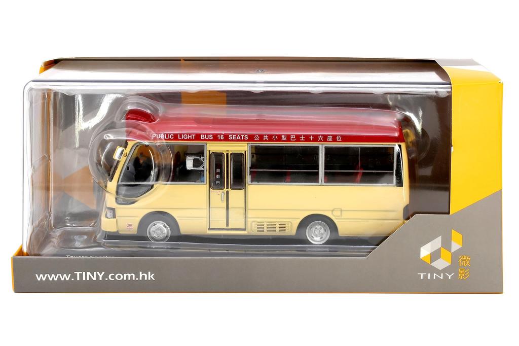 Tiny City Toyota Coaster Minibus Diecast Model Car 1/43 (Yuen Long)