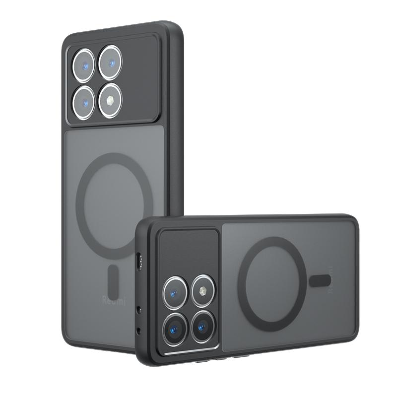 Luxusní Průhledný Kryt na Telefon Pro Poco F6 X6 x7 F7 M6 m7 c75 Xiaomi 15 14T Pro ultra redmi A5 Magnetický Magsafe Bezdrátové nabíjení Kryt pouzdro