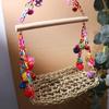 Relieve Boredom Bird Toy Bite Resistant Parrot Climbing Net Bird Perch Parrot Swing Toy Pet Hammock