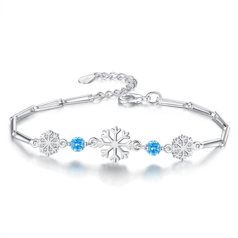 

Fashionable Ice and Snow Bracelets for Female Students on Tide Day In Korea Sweet Christmas Gift Accessories