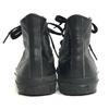 CONVERSE Leather High Top Sneakers Black US5.5 Unisex Vintage Style(USED)