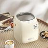 Desktop Decoration Wastebasket Trash Can Small Paper Basket Recycle Bin Handle Tissue Storage Box Deluxe Mini Household Cleaning