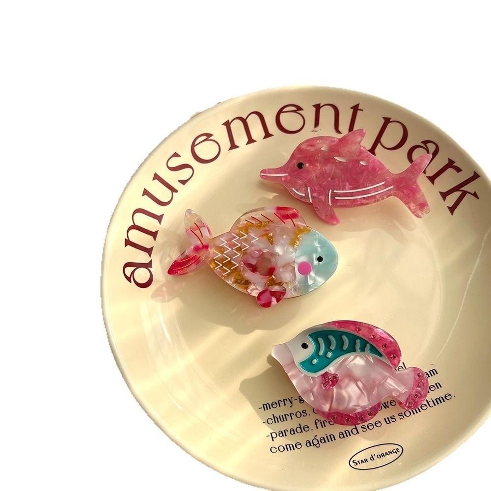 Cute Fish Collection Hair Clips Colorful Hair Accessories Trendy Hair Claw  for Women