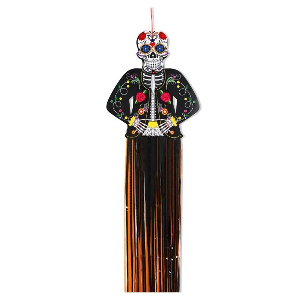 Day Of The Dead Sugar Skull Hanging Decorations-Dia De Los Muertos Hanging Decorations For Day Of The Dead Halloween Party G9Z9