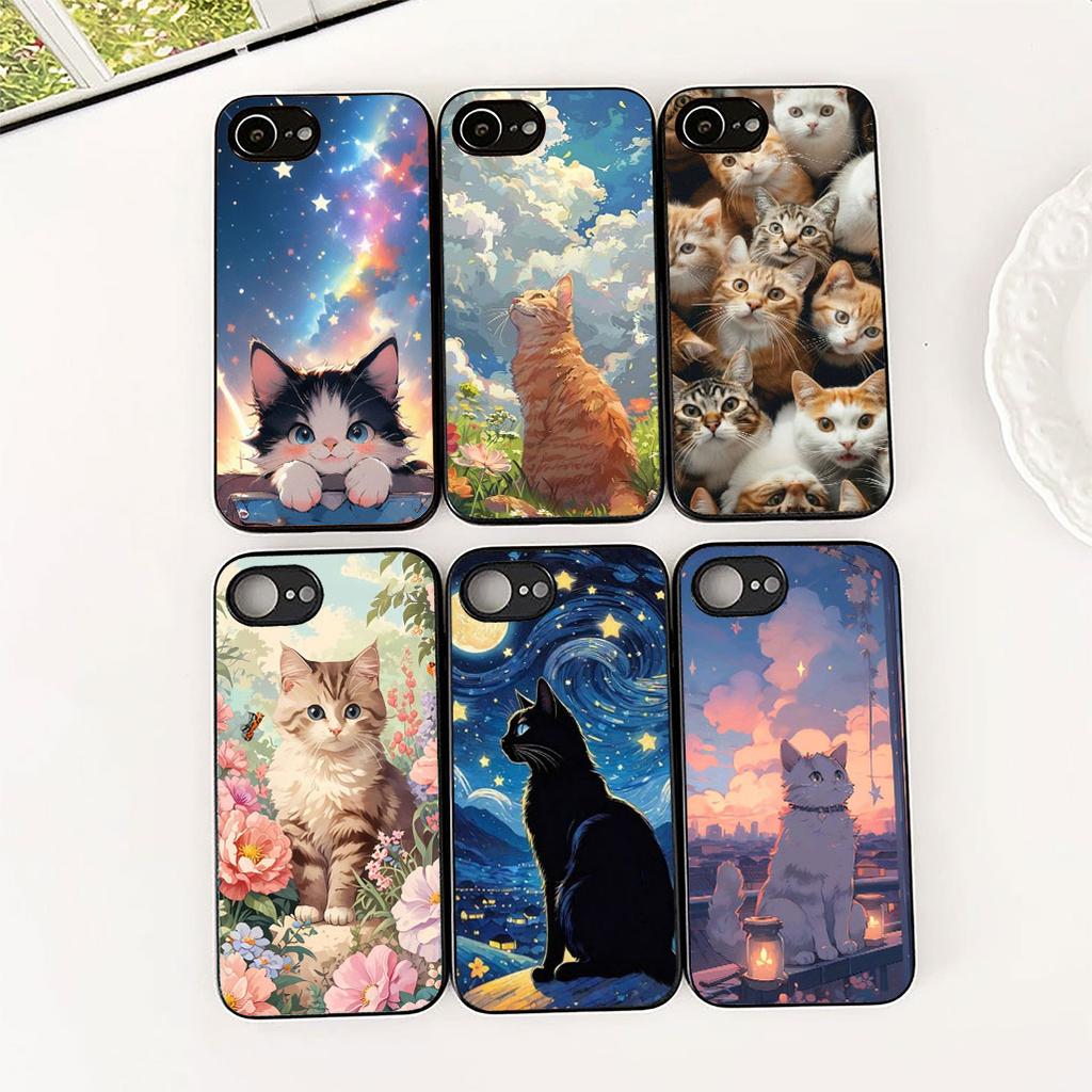 Cover for Xiaomi Redmi Note 12 11 10 A3 Pro 10A 10C 12C Note12 5G 4G Casing Silicone Phone Case Comics Meow Kitten Cat