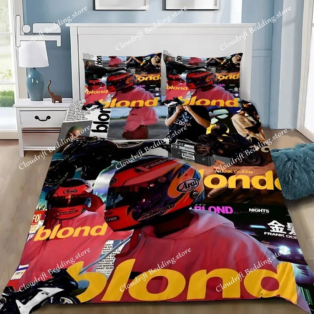 Frank Ocean Bettbezug Kissenbezug Musik Blond Bettwäsche Set Erwachsener Junge Mädchen Schlafzimmer Dekoration Kinder Einzel Doppel Groß