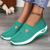 Women's Plus Size Fly-Knit Slip-On Casual Shoes - Breathable and Comfortable