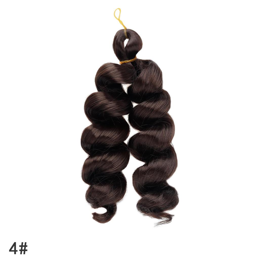 Short French Curly Crochet Hair Loose Wave Synthetic Braiding Hair Extensions for Black Women