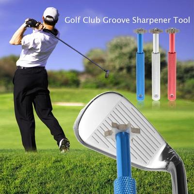 Golf Club Sharpener with 6 Heads (3V, 3U) - Ideal for Optimal Backspin and Ball Control - Perfect Tool for Wedges and Utility Clubs