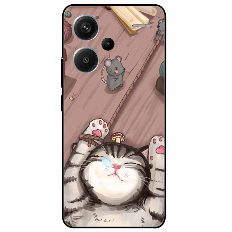 For Xiaomi Redmi Note 13 Pro Plus 5G Case Pro+ Soft Lovely Silicone Protective TPU Covers for Redmi Note 13 Pro 5G Coque Note13