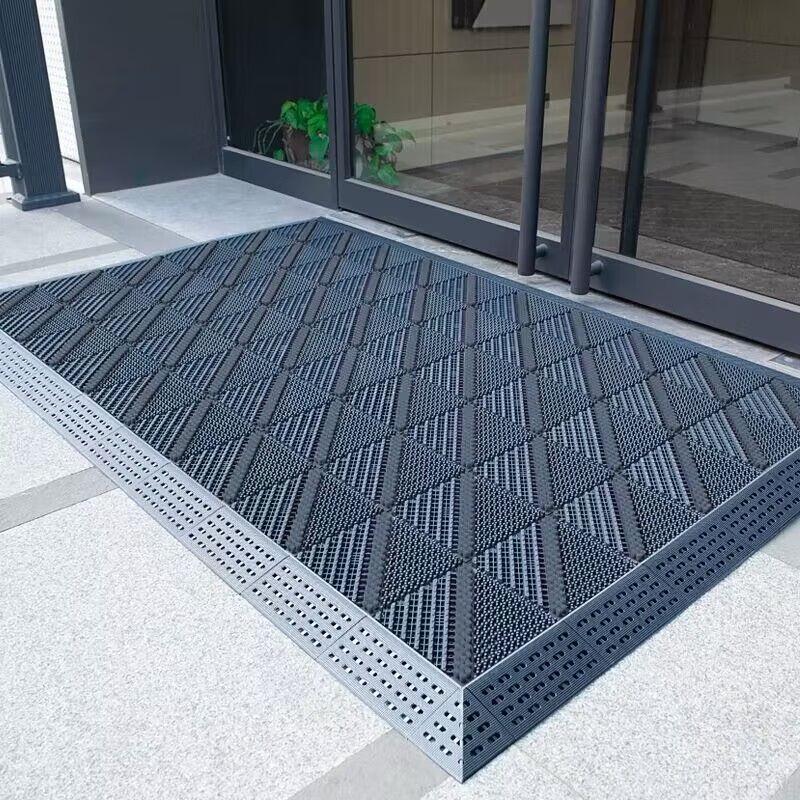 Goyin Outdoor Non-Slip Dirt-Scraping Entrance Mat