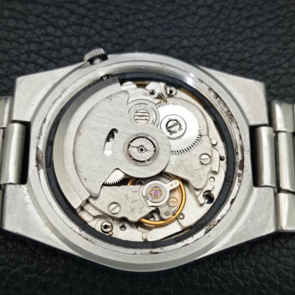 GENUINE VINTAGE SEIKO EXPO 70 AUTOMATIC JAPAN MENS SILVER DIAL WATCH a708790-1
