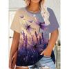 3D Printed Summer Fashion Women's T-shirt Breathable Casual Versatile