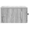 Wall Mounted Nightstand Grey Sonoma 33 x 34.5 x 20 cm