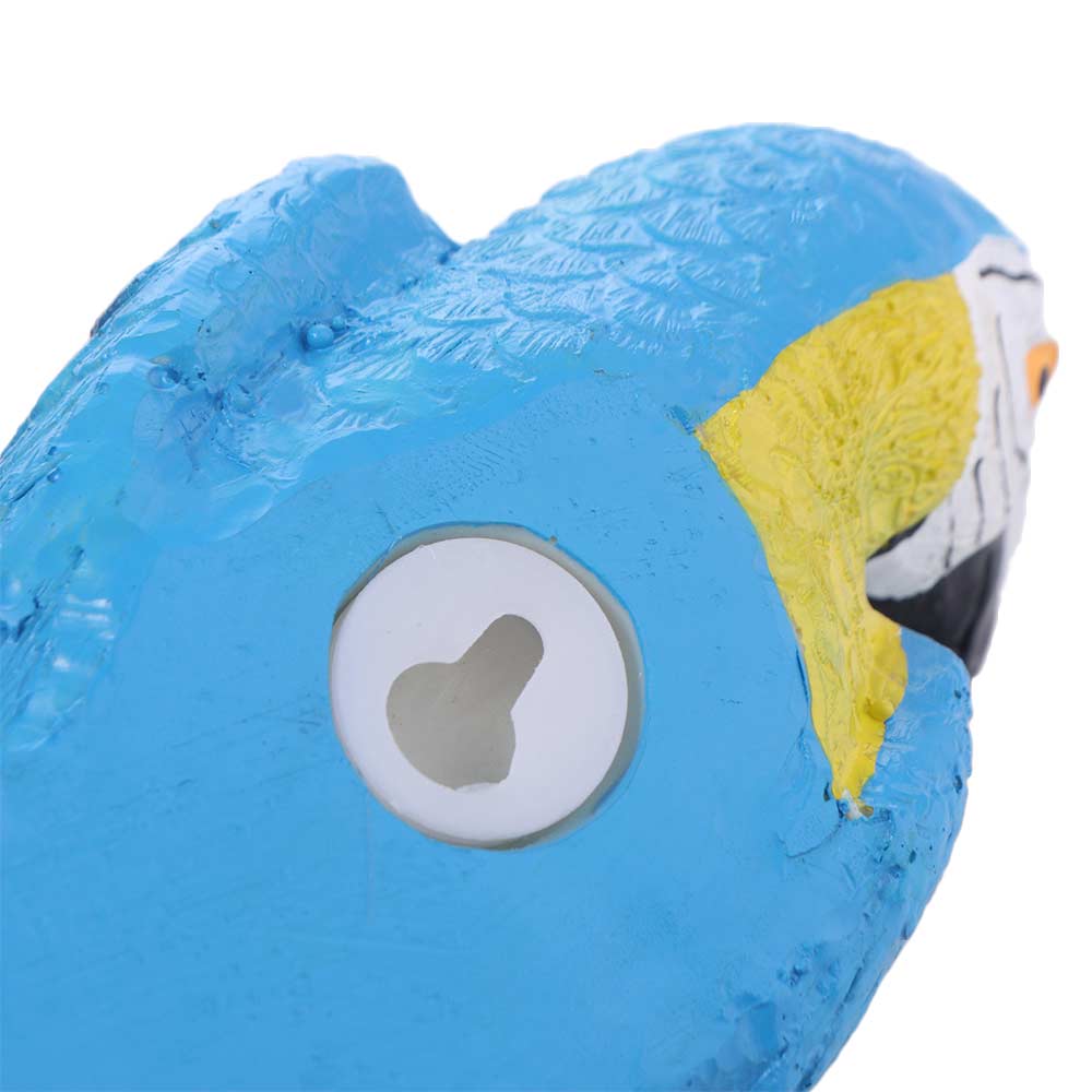 Crafts Resin Parrot Statue Wall Mounted Creative DIY Garden Sculptures Artificial Exquisite Bird Figurines Flowerpot