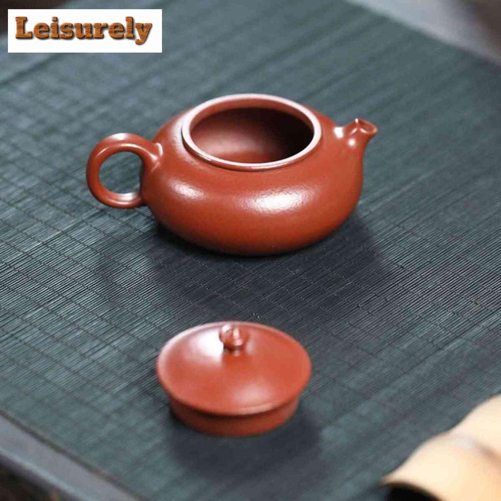 110ml Elegant Yixing Purple Clay Teapot Master Handmade Pot Raw Ore Zhu Mud Tea Making Kettle With Infuser Zisha Teaset Supplies