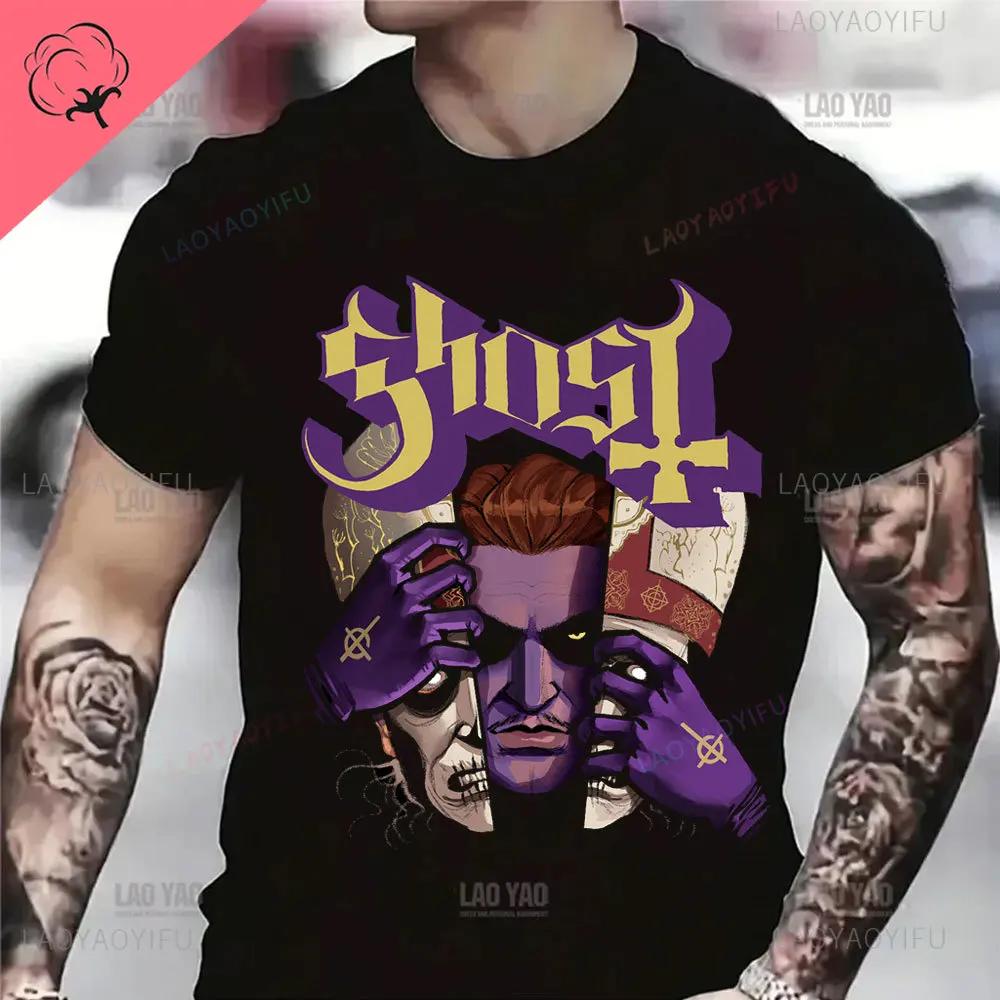 Ghost Bc - Prequelle Heavy Metal Band Casual Cotton Tshirt Printed Mens Clothes Vintage Fashion Streetwear Harajuku Top Tee