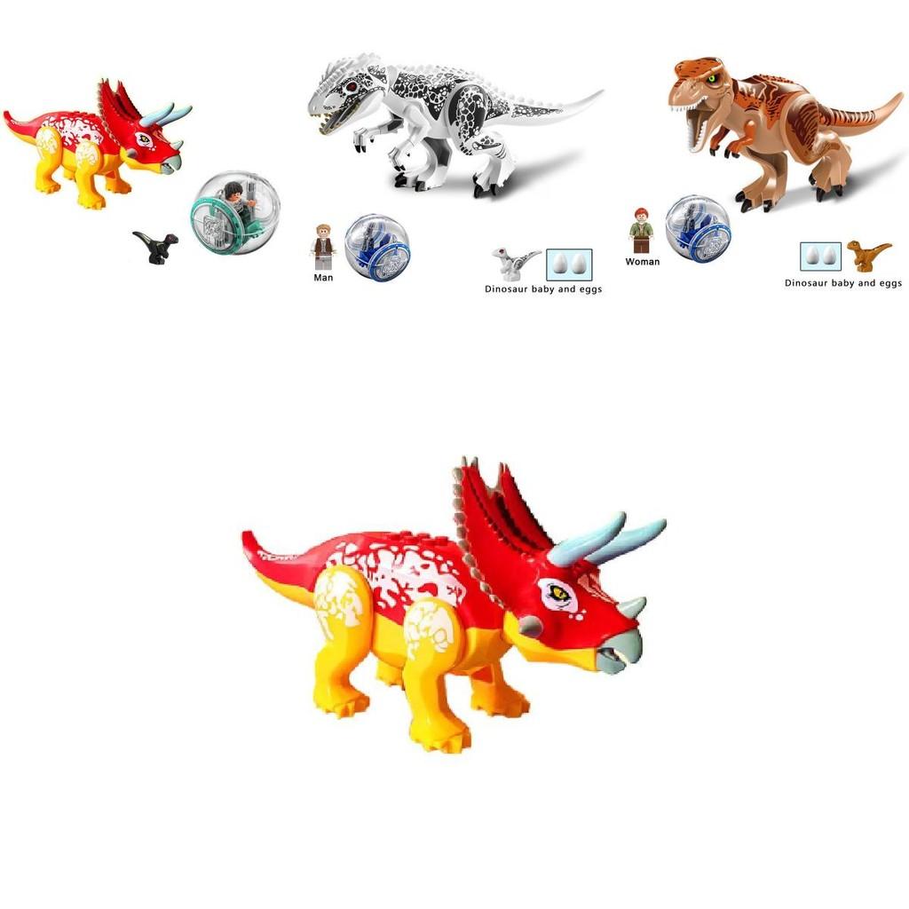 Create Your Own Jurassic World With Large Dinosaur Building Blocks Set