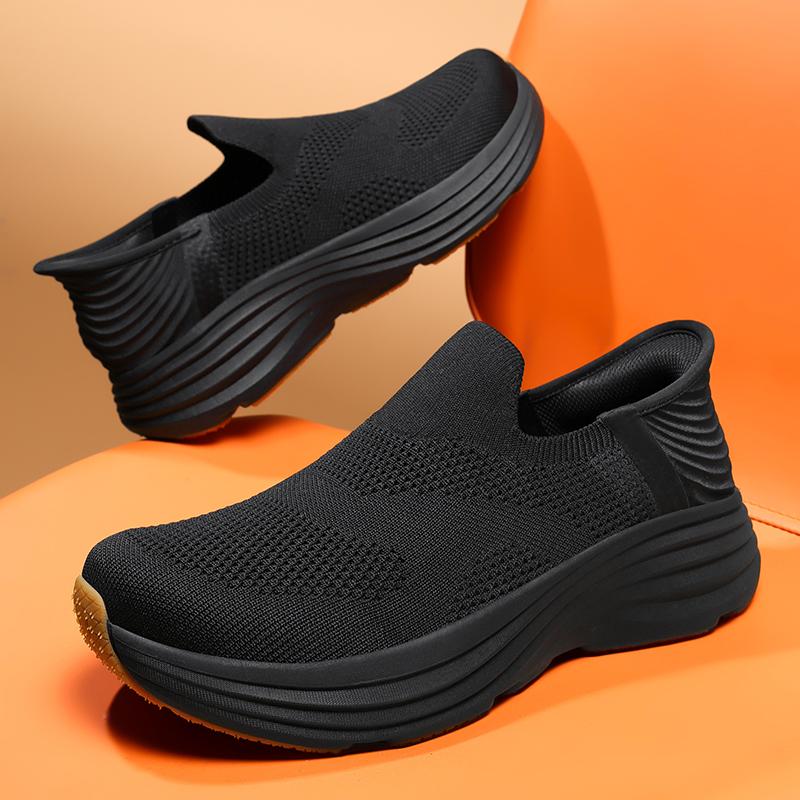 

Minimalist Slip on Men Barefoot Shoes Outdoor Wide Toe Zero Soles Walking Sneakers Breathable Lightweight Casual Sport Footwear 39 чорний