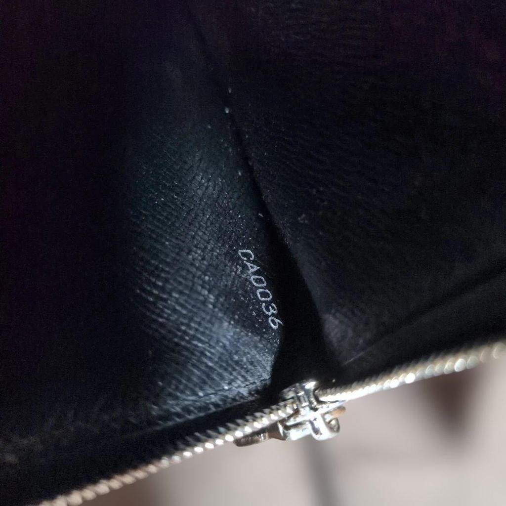 Used LOUIS VUITTON Epi Long Wallet Black