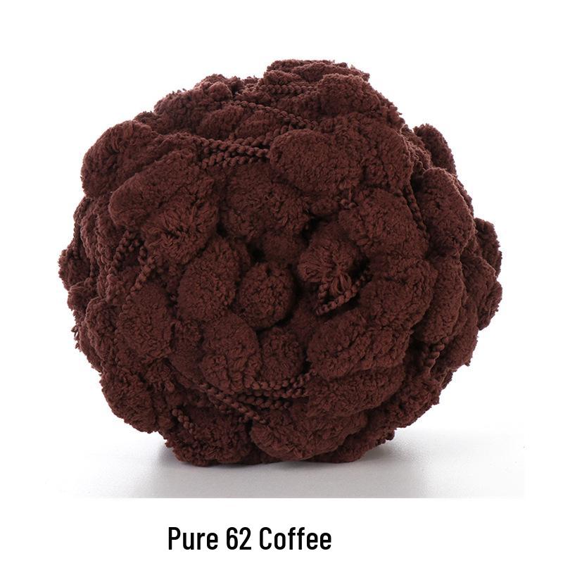 Chunky Wool Yarn for Knitting Blankets - Large Ball for Cushions, Carpets, and DIY Projects.