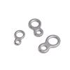 10Pcs 8 Shape Double Hole Link High Strength Trolling Connector Fishing Connector Ring  Trolling