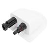 Solar Cable Gland Entry Housing Weatherproof ABS Solar Double Cable Entry Gland for Roof Panels On RV Boat Camping Vehicle