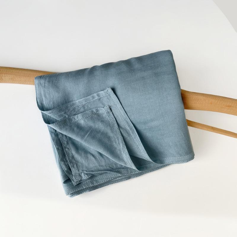 Summer cotton and linen scarf solid color simple sunscreen shawl women's high-end silk scarf yarn headscarf