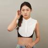 Luxury Lace Detachable False Collar for Womens Shirts Dresses Embroidery Beaded Chiffon Removable Neckline Accessories