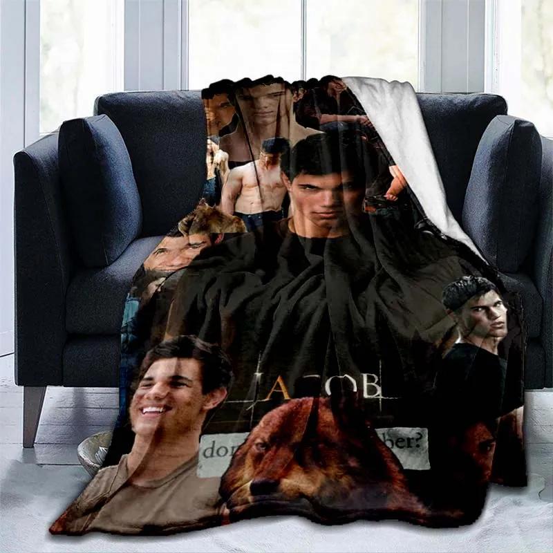 Twilight 3D printed blanket children's warm blanket soft and comfortable home travel portable blanket birthday gift blankets