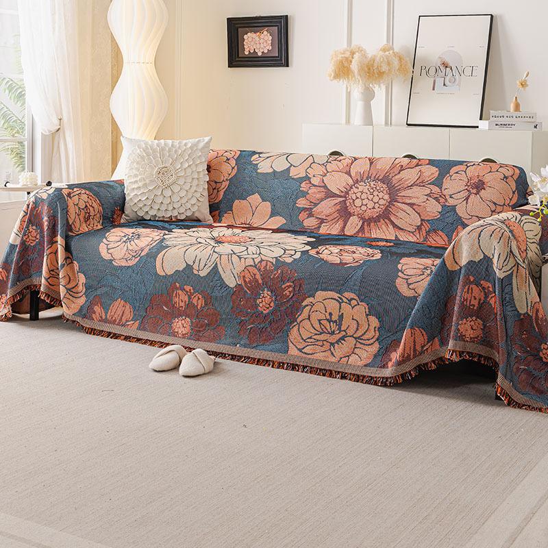 

Bohemian Appearance Style Living Sofa Cushions New Sofa Cushion Season universal Anti Slip Cat Scratch Living Room Decoration Sofa Soft Cushion 180x130cm 1pcs