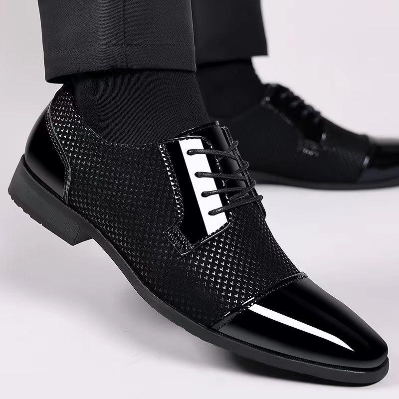 Dress Shoes Man Casual Business Pointed Toe Social Shoe for Men Breathable In Summer Leather Luxury Designer Clothing Low Price