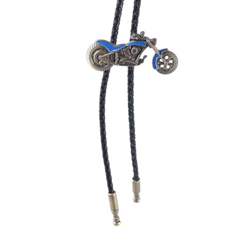 Изысканный мотоциклетный галстук-боло для мужчин Формальная встреча Карнавалы Вечеринка Мужчины Подростки Рубашка Свитер Костюм Джентльмен Галстук