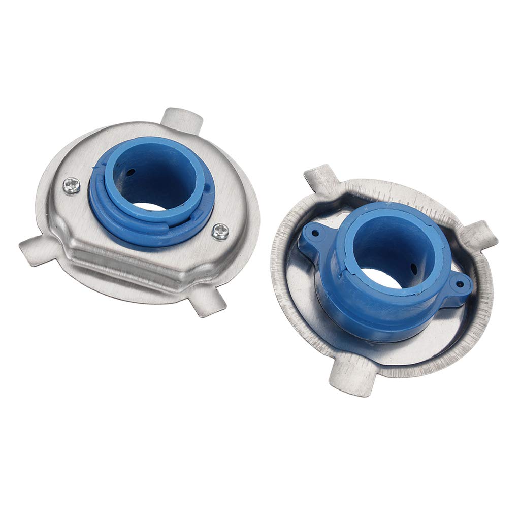 F Fityle 8 Sizes to Choose From LED Headlamp Socket Headlight Adapter H4 2-Pack Holder,