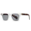 SHAUNA Retro Square Sunglasses Women Rivets Gradient Shades UV400 Retro Punk Men Sun Glasses