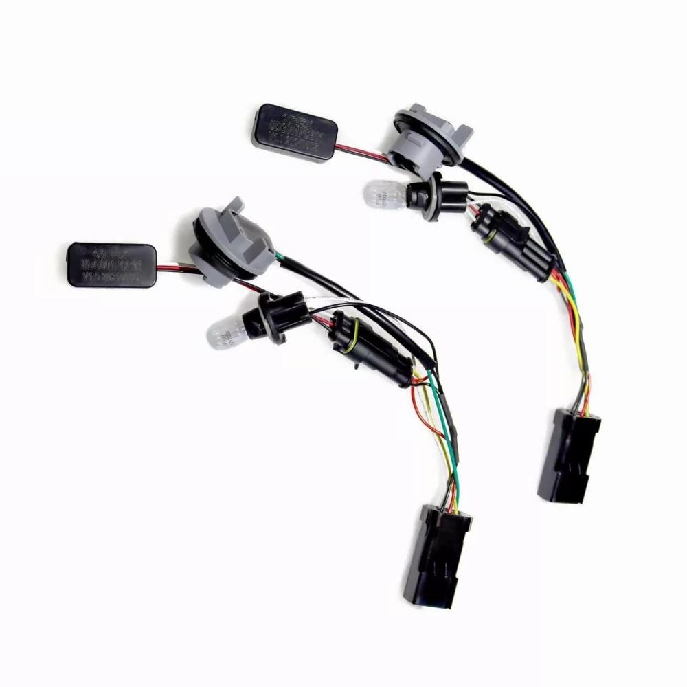 2Pcs Tail Light Lamp Converter Harness 640011 For Ram 1500 2500 3500 2013-2018