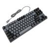 Gaming Keyboard 87 Keys ABS Keycaps RGB Backlit Contrast Color Multimedia Control Wired Keyboard