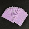50pcs Pack Laser Heart Pattern Card Photo Protection Cover  for Student Cards Protection