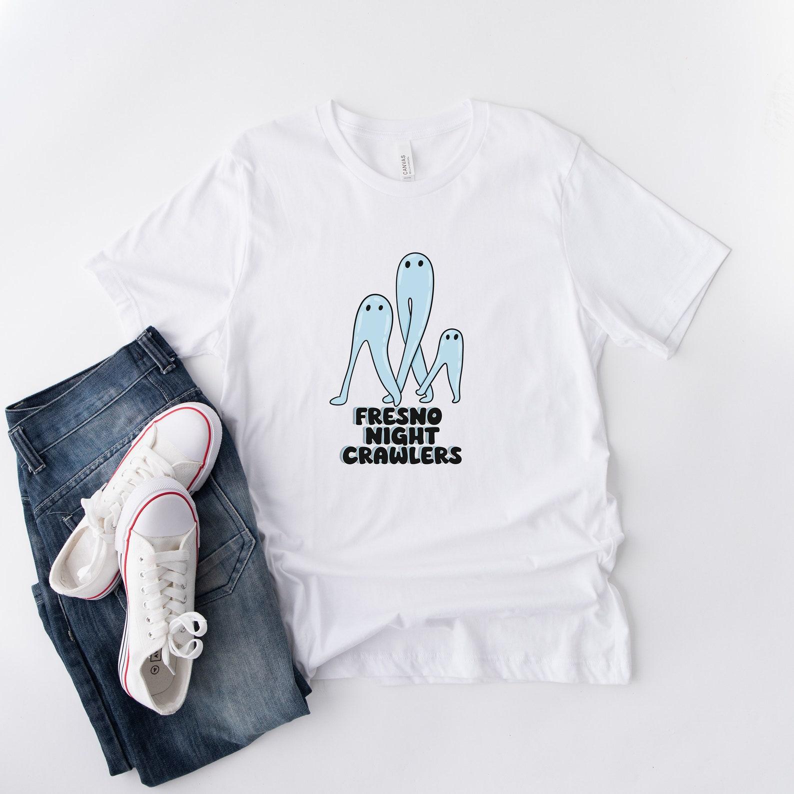 Fresno Nightcrawlers Shirt, Cryptid Graphic Tee S