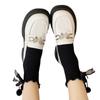 Small leather shoes women's single shoes summer new platform black muffin shoes versatile Mary Jane shoes