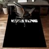 Wrestling Polyester Carpet, Soft Indoor Mat for Office Chair, Living Room, Computer Desk - Decorative Home Office Rug Design