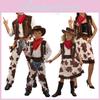 Versatile Unisex Cowboy Cosplay Outfit For Children And Adults Ideal For Themed Events