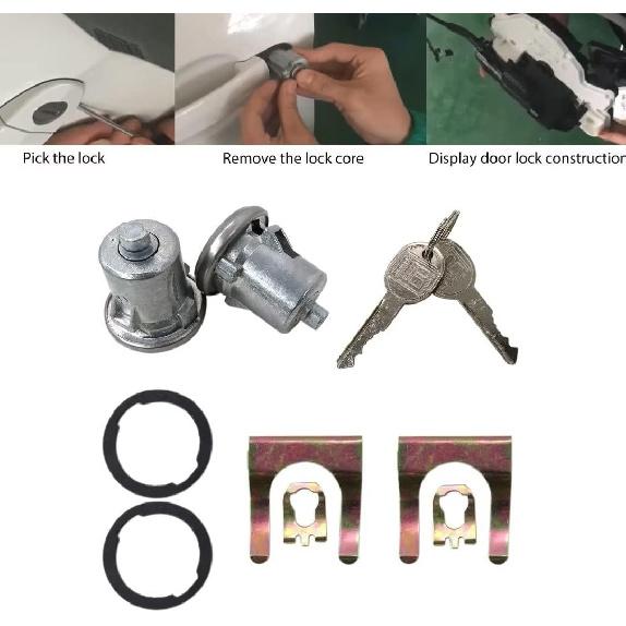 DL15802 Türschlosszylinder mit Schlüsseln für Chevrolet Corvette 1960-1982