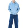 MLB Los Angeles Dodgers Felpa con Cappuccio Larga in Pile Unisex Blu 3AHDV0236-07SBS